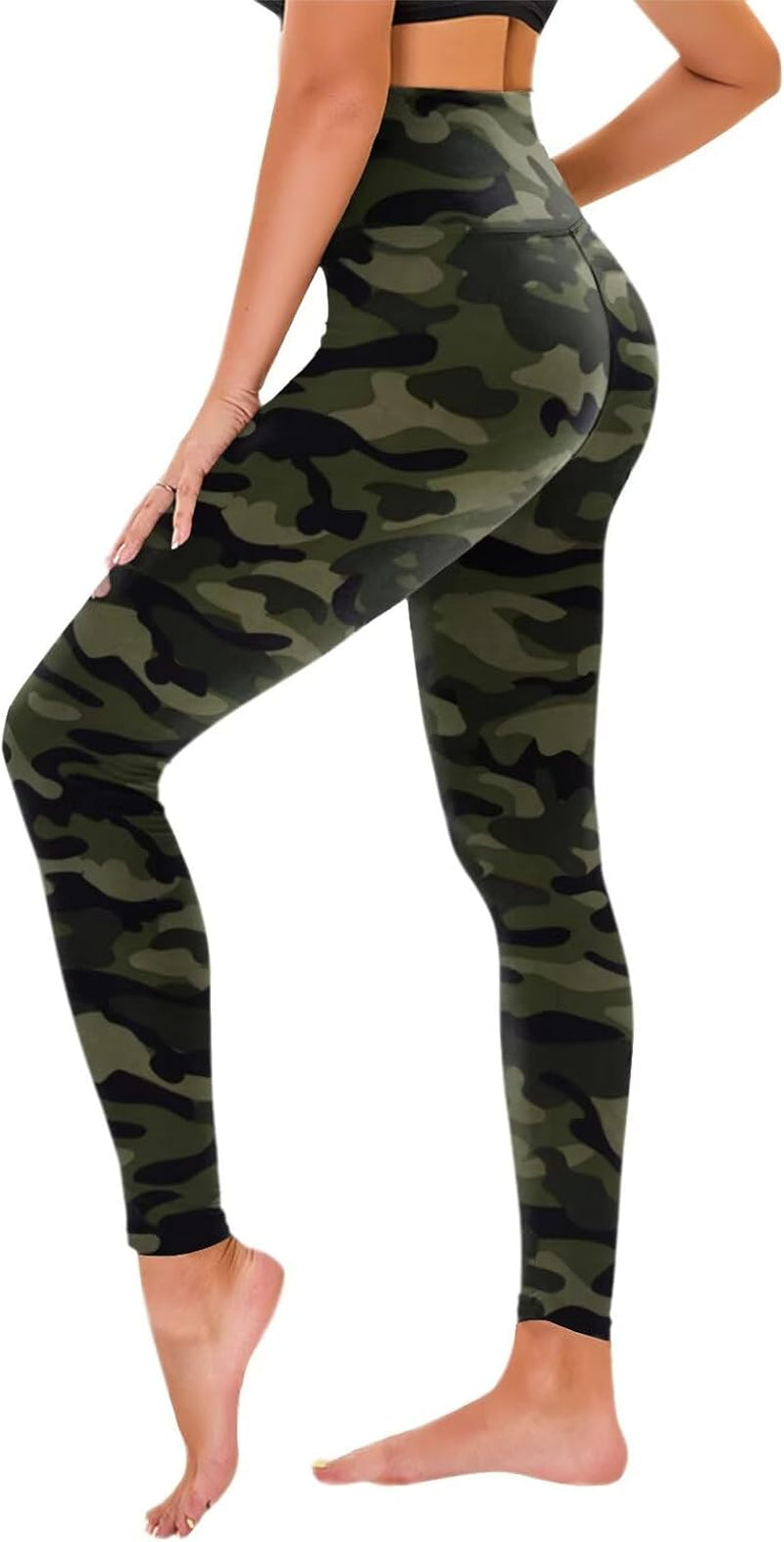 TNNZEET Women's High Waist Stretch Leggings - Soft Athletic Pants for Gym and Sports