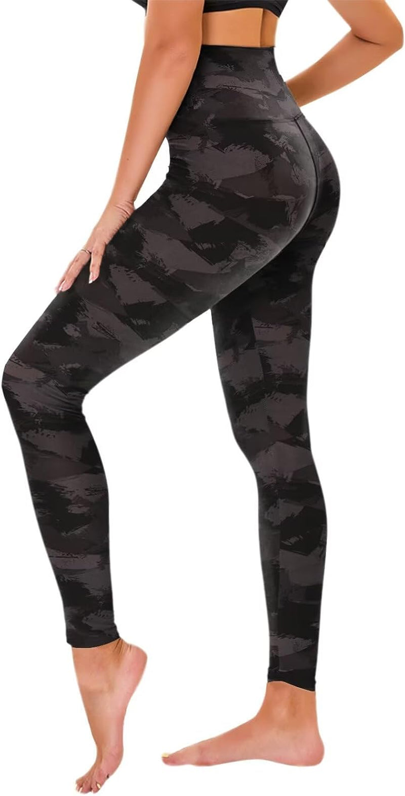 TNNZEET Women's High Waist Stretch Leggings - Soft Athletic Pants for Gym and Sports