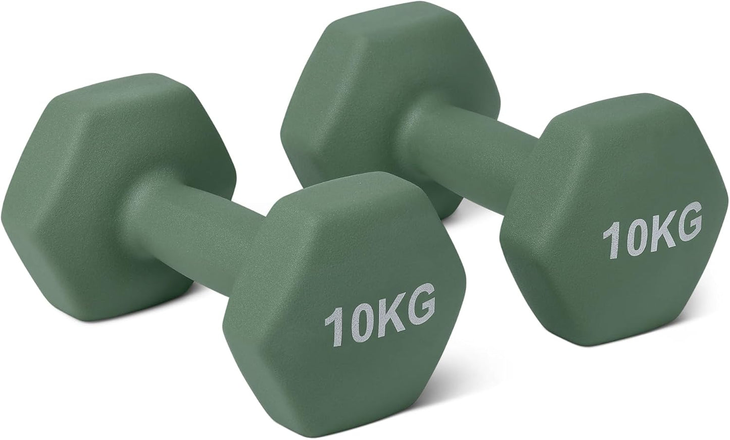 Amazon Basics Neoprene Dumbbell Weights (Set of 2, 1Kg - 5Kg)