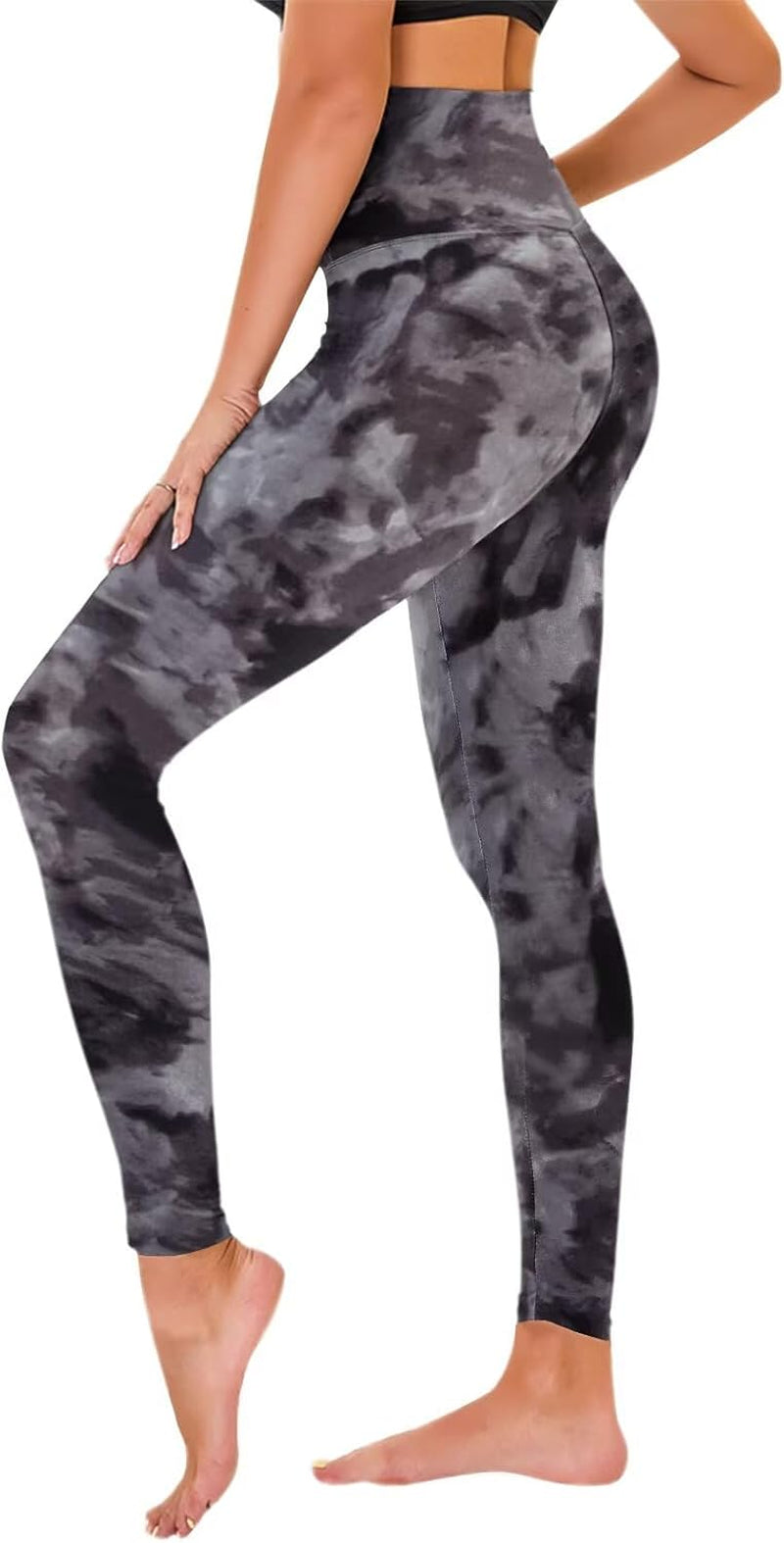 TNNZEET Women's High Waist Stretch Leggings - Soft Athletic Pants for Gym and Sports